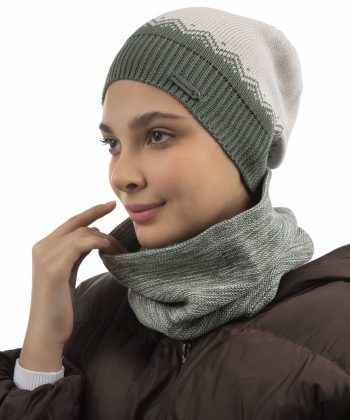 کلاه و شال گردن تارتن Tartan کد 221000126