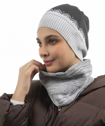 کلاه و شال گردن تارتن Tartan کد 221000126