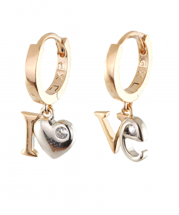 گوشواره زنانه ژوپینگ Xuping مدل لاو کد AAC-772