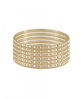 النگو زنانه طلاروس بسته 6 عددی زودیکا Zoodika کد AAD-461