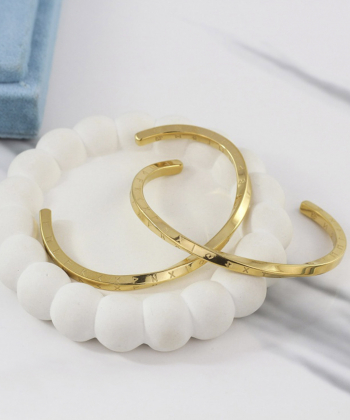 بنگل استیل اسپرت پیچی طلایی رنگ ثابت زودیکا Zoodika کد AAD-539