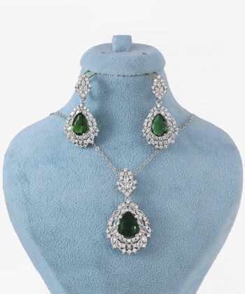 نیم ست بدل مجلسی نگین دار زودیکا Zoodika کد AAA-249