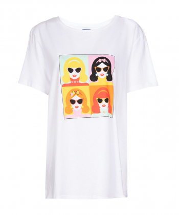 تیشرت طرح دار زنانه برند پی لس Brand Payless