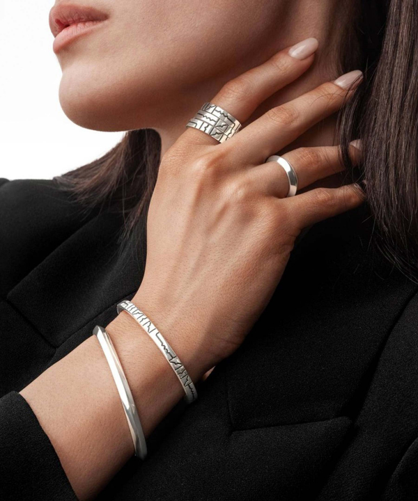 دستبند دال ساده نقره درسا جواهر Dorsa Jewelry کد 57452