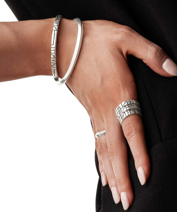 دستبند دال ساده نقره درسا جواهر Dorsa Jewelry کد 57452