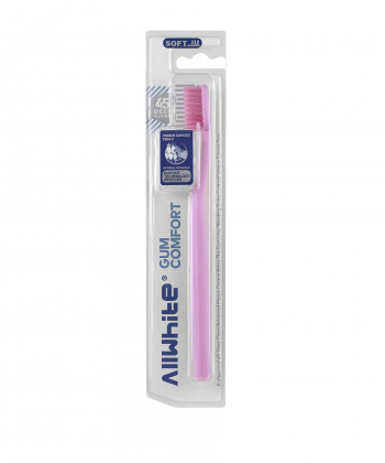 مسواک آل وایت Allwhite مدل Gum Comfort Soft  قابدار