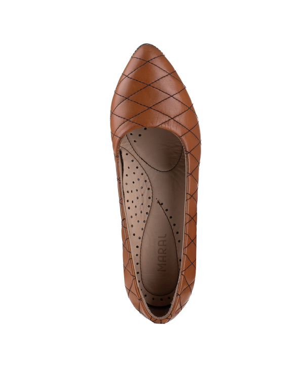 کفش پاشنه‌دار زنانه مارال چرم Maral Leather مدل باربارا