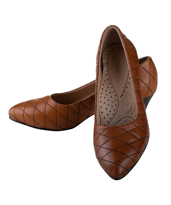 کفش پاشنه‌دار زنانه مارال چرم Maral Leather مدل باربارا