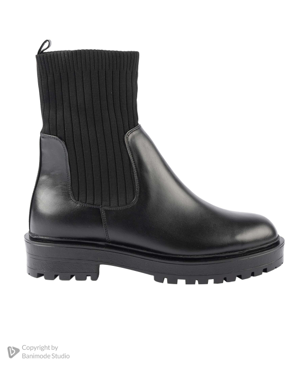 نیم بوت چلسی زنانه چرم مشهد Mashad Leather مدل J2641