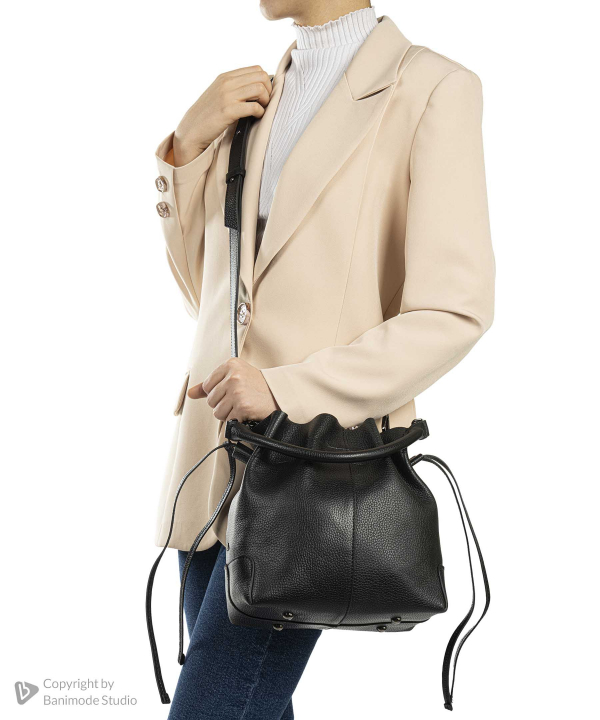 کیف دوشی زنانه چرم طبیعی چرم مشهد Mashad Leather مدل S5290