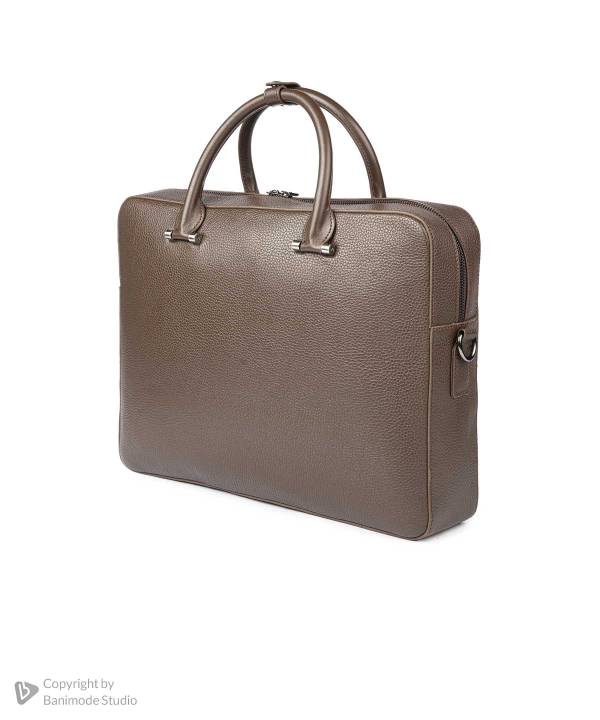 کیف اداری مردانه چرم طبیعی چرم مشهد Mashad Leather مدل A0611