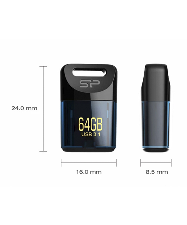 فلش مموری USB3.2 سیلیکون پاور مدل Jewel J06 ظرفیت 64 گیگابایت