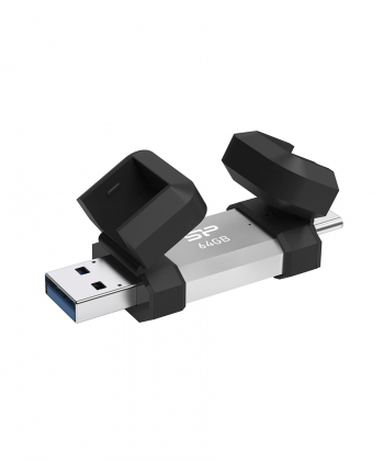 فلش مموری USB 3.2 سیلیکون پاور مدل Mobile C51 ظرفیت 64 گیگابایت