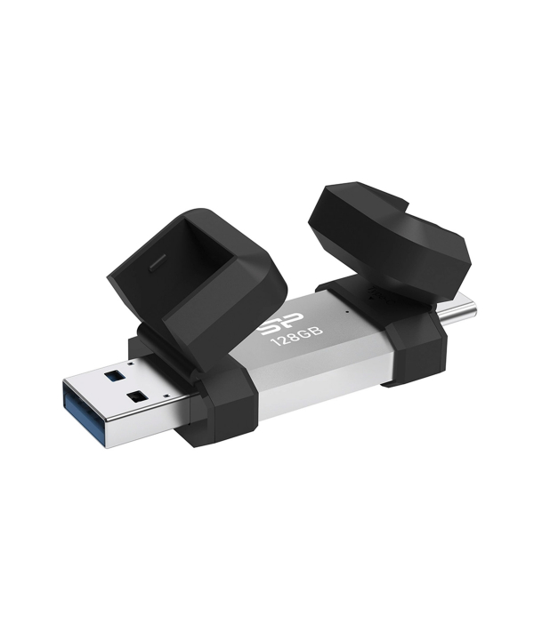 فلش مموری USB 3.2 سیلیکون پاور مدل Mobile C51 ظرفیت 128 گیگابایت