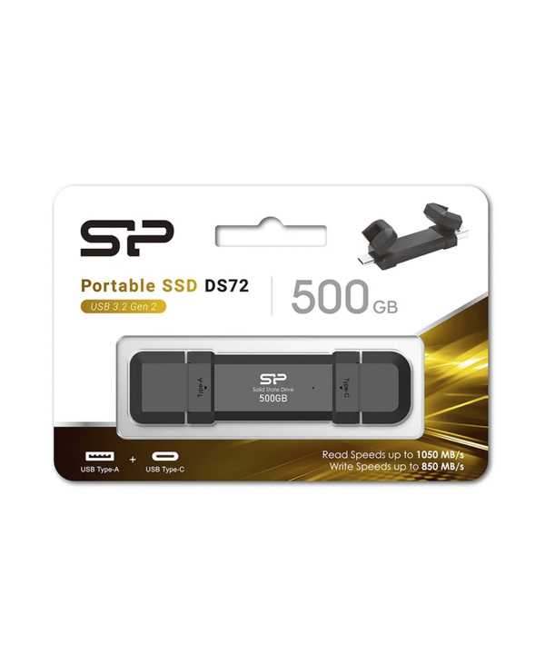 حافظه SSD اکسترنال سیلیکون پاور مدل DS72 ظرفیت 500 گیگابایت