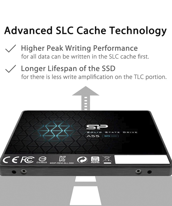 حافظه SDD اینترنال سیلیکون پاور مدل Ace A55 ظرفیت 1 ترابایت