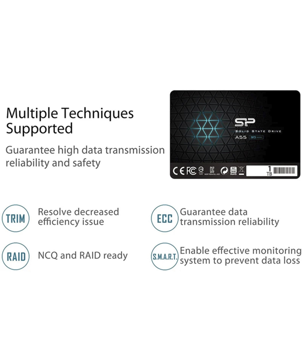 حافظه SDD اینترنال سیلیکون پاور مدل Ace A55 ظرفیت 1 ترابایت