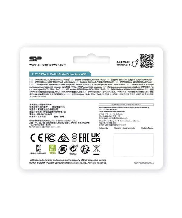 حافظه SDD اینترنال سیلیکون پاور مدل Ace A56 ظرفیت 128 گیگابایت