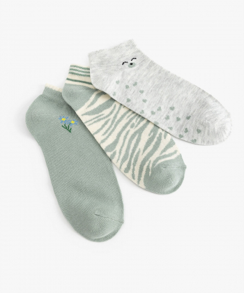 جوراب ساق کوتاه زنانه کوتون Koton کد 5WAK80081AA