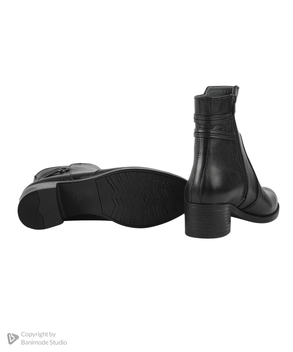 نیم بوت زنانه چرم طبیعی مستر چرم Mr Charm مدل mrc1121-15