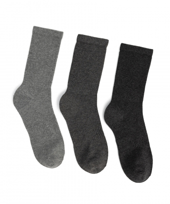 جوراب ساق بلند مردانه کوتون Koton کد 5WAM80153AA بسته 3 عددی