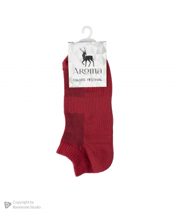 جوراب ساق کوتاه مردانه آروما مدل 01101300