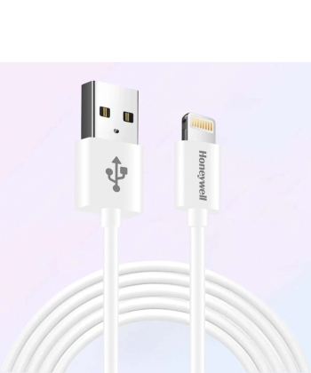 کابل USB به لایتنینگ هانیول مدل HC000015/CBL/1.2M/WHT/NB طول 1.2 متر
