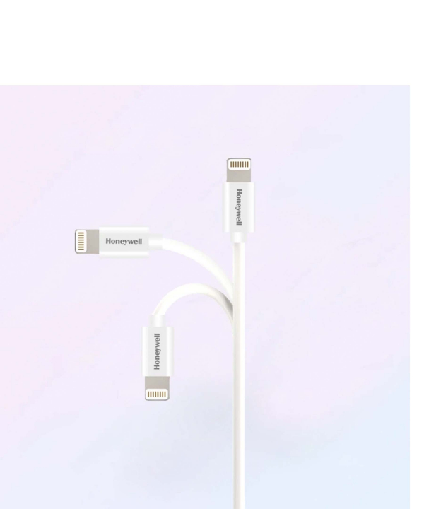کابل USB به لایتنینگ هانیول مدل HC000015/CBL/1.2M/WHT/NB طول 1.2 متر