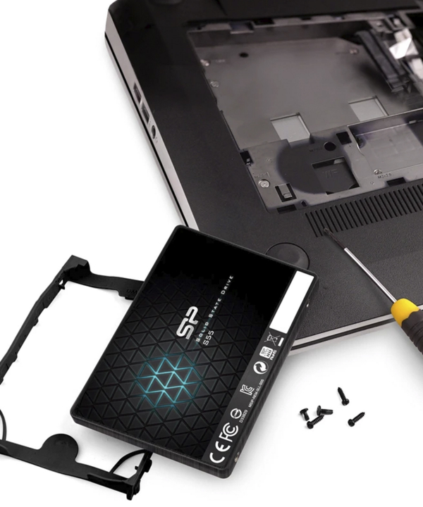 حافظه SSD اینترنال سیلیکون پاور مدل Slime S55 ظرفیت 120 گیگابایت