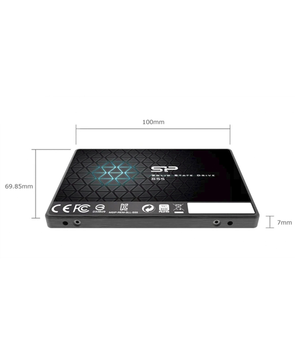 حافظه SSD اینترنال سیلیکون پاور مدل Slime S55 ظرفیت 480 گیگابایت