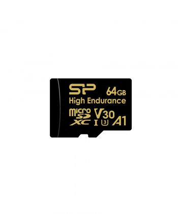 کارت حافظه MicroSDHC سیلیکون پاور مدل Golden Series High Endurance UHS-1 V30 A1 ظرفیت 64 گیگابایت
