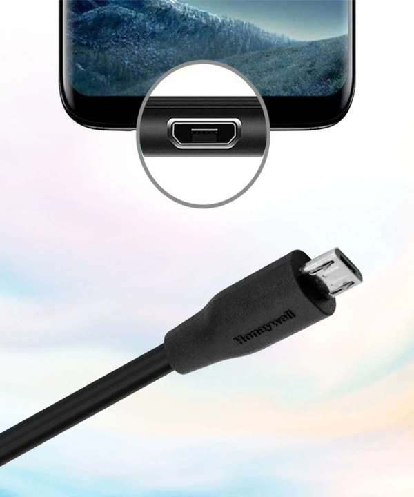کابل تبدیل USB به microUSB هانیول مدل HC000022 طول 1.2 متر