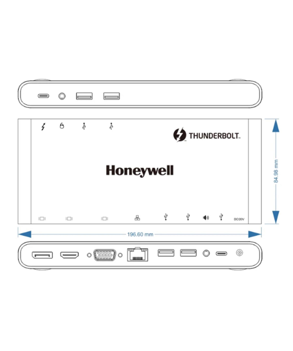 هاب داک استیشن 12 پورت هانیول مدل HC0000012