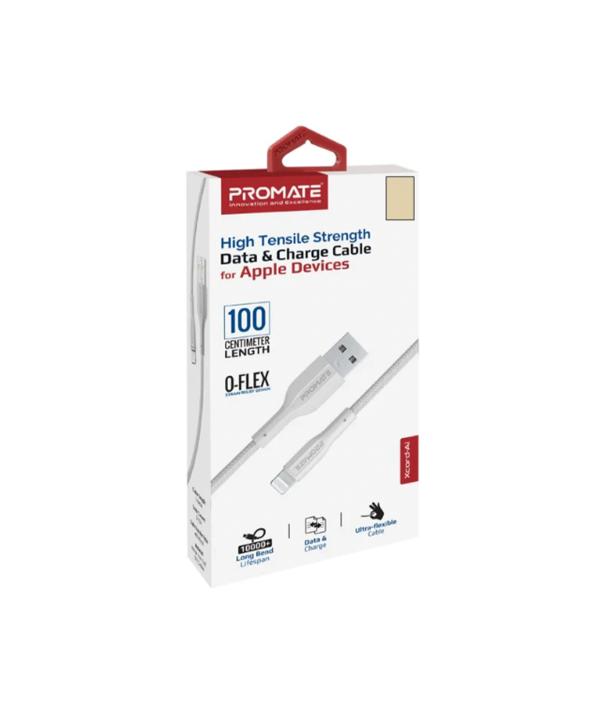 کابل تبدیل USB-A به لایتنینگ پرومیت مدل XCORD-AI.W به طول 1 متر