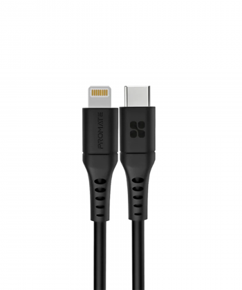 کابل تبدیل USB-C به لایتنینگ پرومیت مدل POWERLINK-120.B  طول 1.2 متر