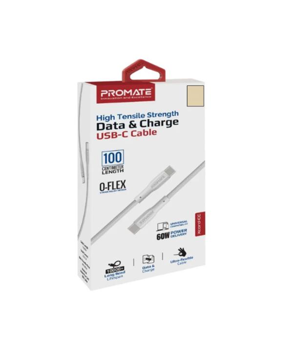 کابل تبدیل USB-C به USB-C پرومیت مدل XCORD-CC.W به طول 1 متر
