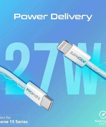 کابل USB-C به لایتنینگ پرومیت مدل ECOLINE-CI120 طول 1.2 متر