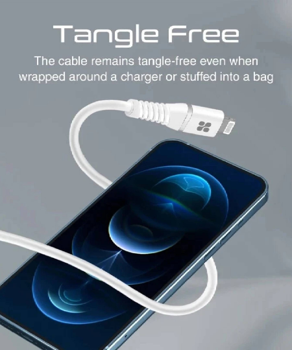 کابل تبدیل USB-C به لایتنینگ پرومیت مدل POWERLINE-CI120 طول 1.2 متر