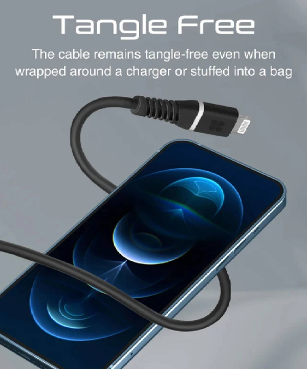 کابل USB-C به لایتنینگ پرومیت مدل POWERLINE-CI120 طول 1.2 متر