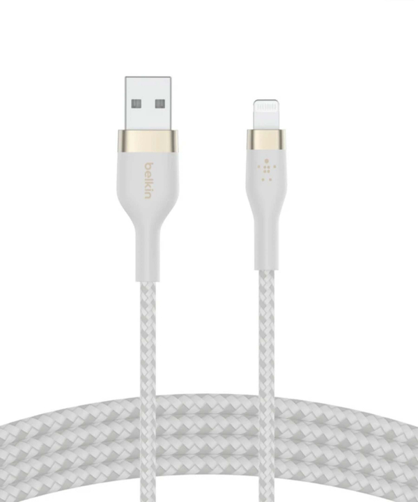 کابل تبدیل USB به لایتنینگ بلکین مدل CAA010bt1MWH طول 1 متر