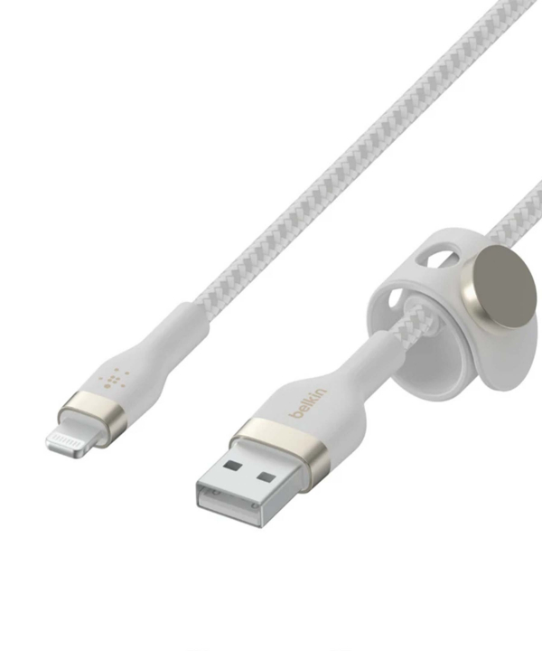 کابل تبدیل USB به لایتنینگ بلکین مدل CAA010bt1MWH طول 1 متر