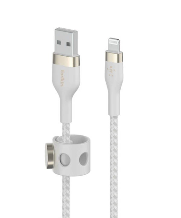 کابل تبدیل USB به لایتنینگ بلکین مدل CAA010bt1MWH طول 1 متر