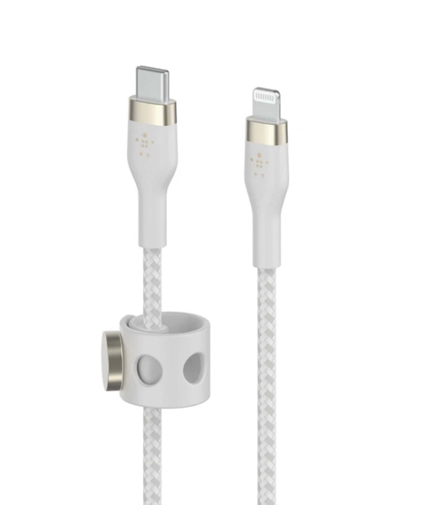 کابل تبدیل USB-C به لایتنینگ بلکین مدل CAA011bt1MWH طول 1 متر