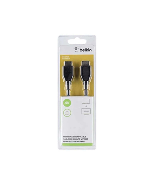 کابل HDMI بلکین مدل F3Y017bt3M-BLK طول 3 متر