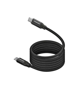 کابل USB-C پرومیت مدل SPRINGY.BLK طول 1.2 متر