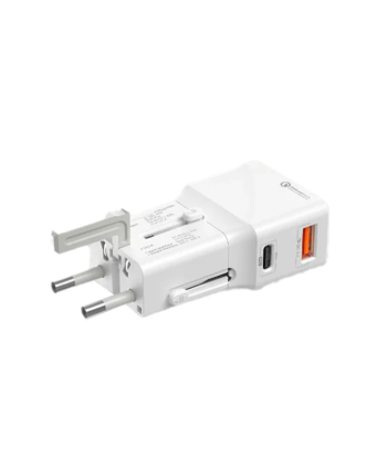 شارژر دیواری 20 وات پرومیت مدل TRIPLUG-PD20.W