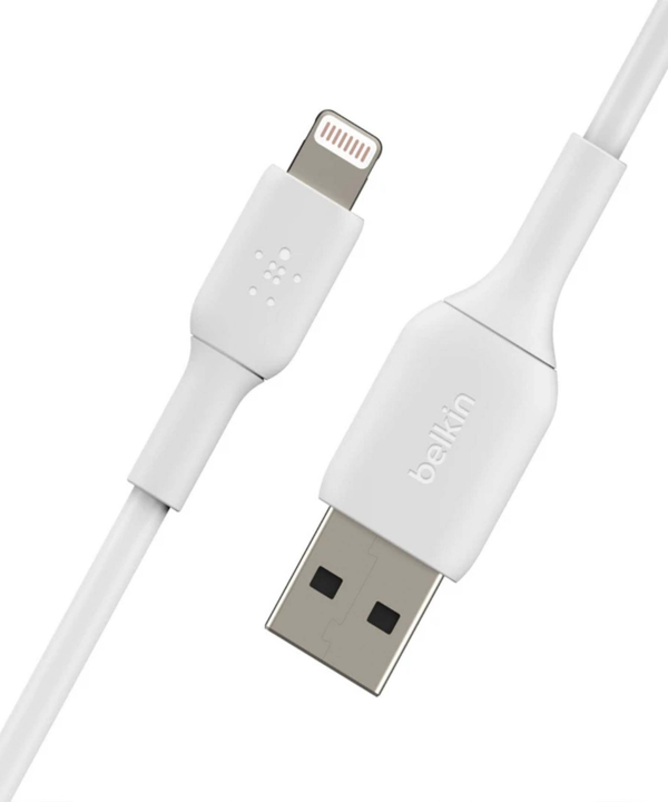 کابل شارژ USB به لایتنینگ بلکین مدل CAA001bt1MWH Fast Charge طول 1 متر