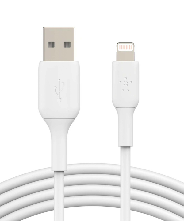 کابل شارژ USB به لایتنینگ بلکین مدل CAA001bt1MWH Fast Charge طول 1 متر