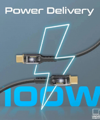 کابل USB-C پرومیت مدل LUCIDLINE-CC120 طول 1.2 متر | مشکی