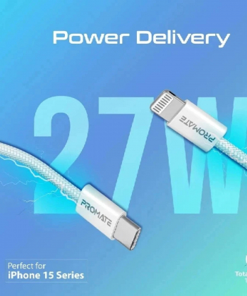 کابل USB-C به لایتنینگ پرومیت مدل ECOLINE-CI120  طول 1.2 متر